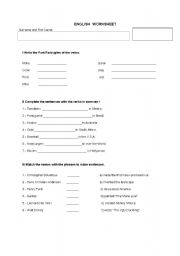 English worksheet: Worksheet Passive Voice