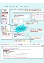 English Worksheet: How to cope with stress