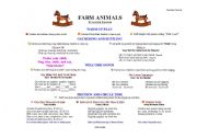 English Worksheet: Farm Animals