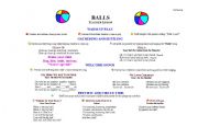 English worksheet: Balls Lesson plan