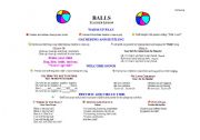 English Worksheet: Balls Lesson plan