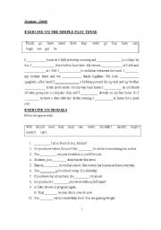English worksheet: Filling in the Gap with tense and Modals 
