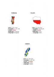 English worksheet: Countries Flags