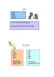 English Worksheet: consonant clusters 