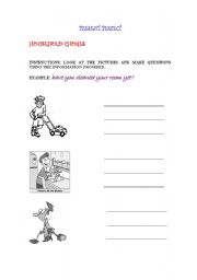 English worksheet: PRESENT PERFECT HOUSEHOLD CHORES
