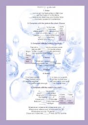 English worksheet: Bubbly