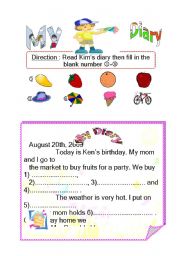 English worksheet: Read & Write