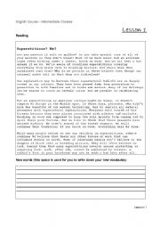 English Worksheet: Lesson Plan - intermediate class - future review