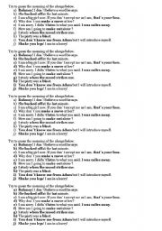 English Worksheet: Slangs