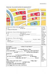 English Worksheet: where is