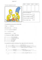 English Worksheet: HAVE (GOT) HAS(GOT),THERE IS-THERE ARE, VERB TO BE AND FAMILY VOCABULARY REVIEW 