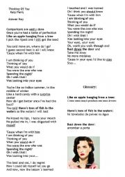 English Worksheet: Katy Perry