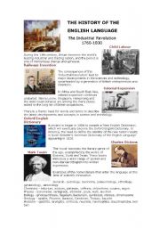 English Worksheet: History VI