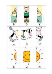 English Worksheet: 3 LETTER WORDS