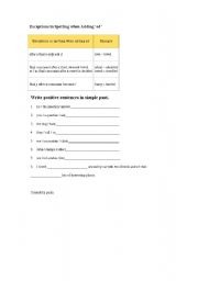 English worksheet: Regular verbs in past tense