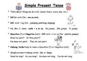 English Worksheet: Simple Present Tense