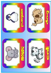 English Worksheet: Toy animals  (2/3)