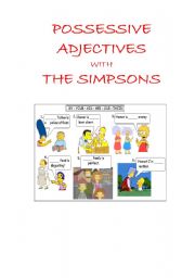 Possessive adjectives with the simpsons