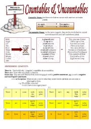 English Worksheet: Grammarville series 1 (2pages)