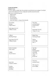 English worksheet: greeting and introduction 
