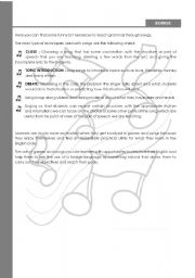 English Worksheet: Songs