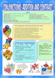 Conjunctions: Addition and Contrast