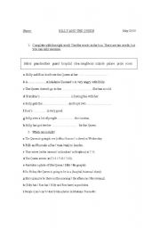 English Worksheet: Billy and the Queen