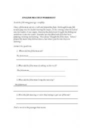 English worksheet: Math Worksheet