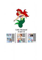 English worksheet: Little Mermaid -Part II for Writing lessons