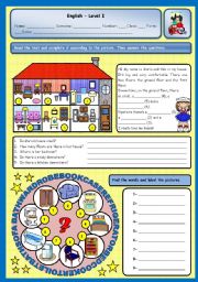 English Worksheet: MARIAS HOUSE