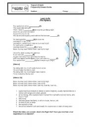 English Worksheet: Learn to Fly - Foo Fighters