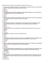 English worksheet: Auxiliary verbs