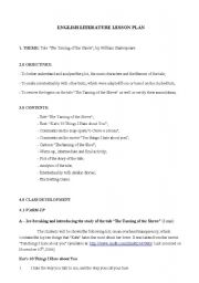 English Worksheet: The Taming of the Shrew