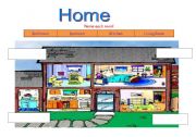 English Worksheet: home