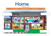 English Worksheet: home