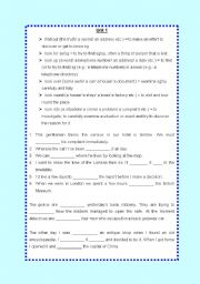 English Worksheet: phrasal verbs unit 1 from 20 units