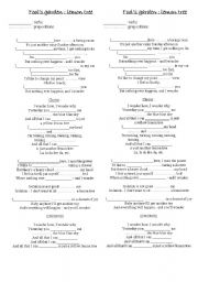 English worksheet: Lemon tree, Fools Garden