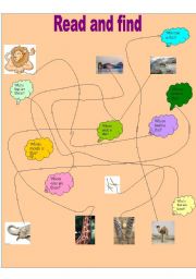 English worksheet: guess the animal