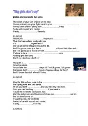 English worksheet: Song 