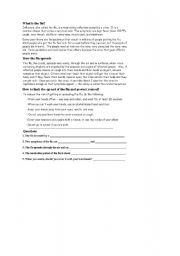 English worksheet: the Flu