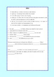 English worksheet: phrasal verbs unit 2 from 20 units