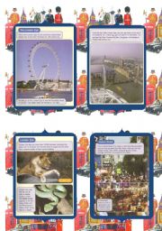 English Worksheet: What to see and visit in London (2/3) 2 Pages (6 pages + exercises)