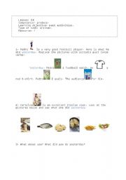 English Worksheet: write it in the past