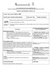 English Worksheet: PHRASAL VERBS LESSON PLAN