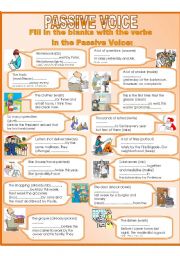 English Worksheet: Passive Voice