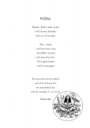 English Worksheet: Mother earth 