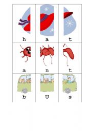 English Worksheet: 3 LETTER WORDS 2