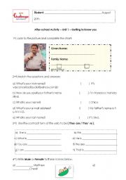 English worksheet: Extra Review - World Link