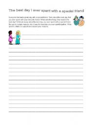English worksheet: Writing Prompt 