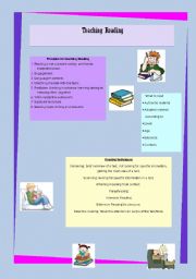 English Worksheet: TEACHING READING